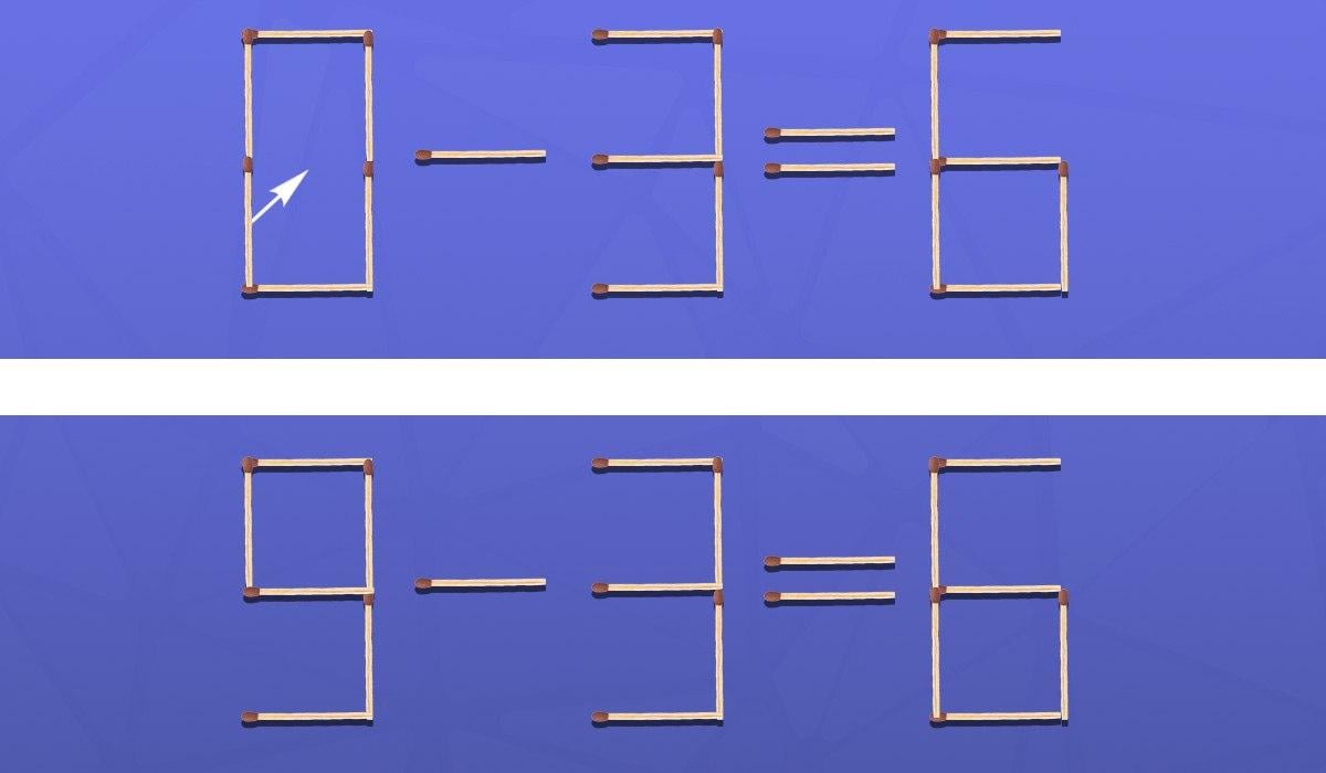 Nur ein Genie kann ein Streichholzrätsel in 9 Sekunden lösen.