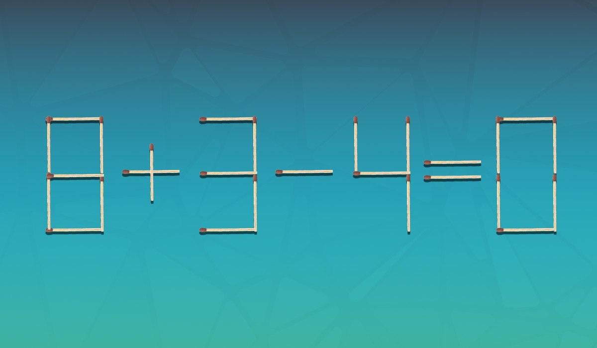 98% der Menschen können ein Streichholzschachtelpuzzle nicht lösen: nur Genies können es schaffen