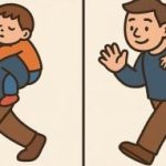 IQ-Test: Finde 3 Unterschiede in einem Bild von Vater und