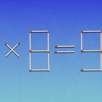 Schneller IQ-Test: Sie müssen zwei Streichhölzer entfernen, um die Gleichheit