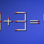 Sie müssen ein Streichholz umdrehen, um es richtig zu machen: