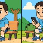 Super-IQ-Test: Finde 3 Unterschiede auf dem Bild des Jungen im