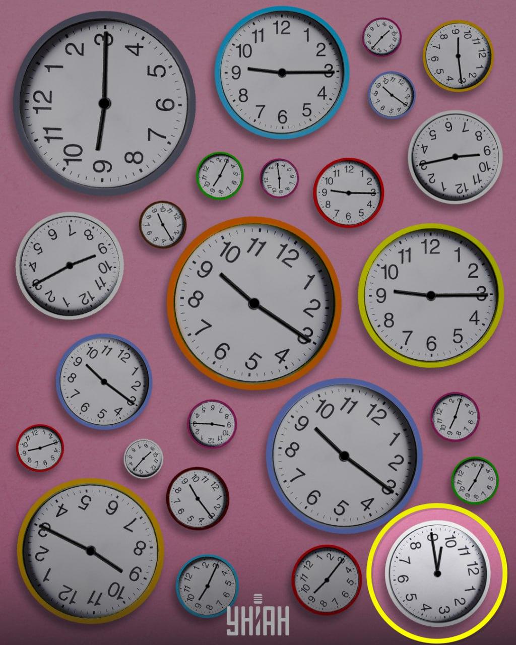 Seltsame Uhren, die in Eile waren, wurden seltsam genannt / Collage Moje